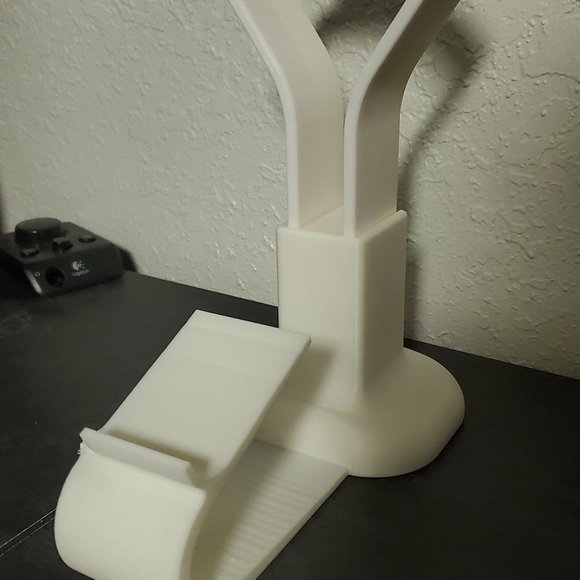 Microsoft Xbox One Controller Headset Combo Stand Wireless Display Headphones - Picture 6 of 9